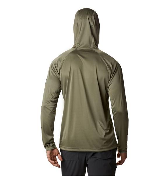 Columbia Fork Stream Hoodies Brown Black For Men's NZ75180 New Zealand